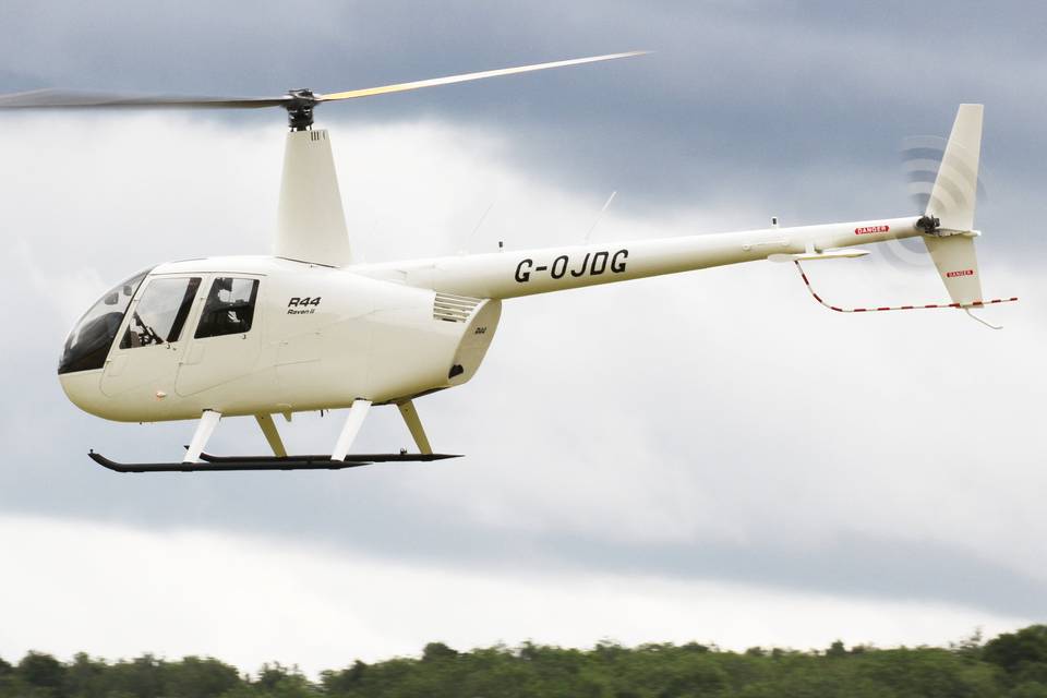 Private Helicopter on Site