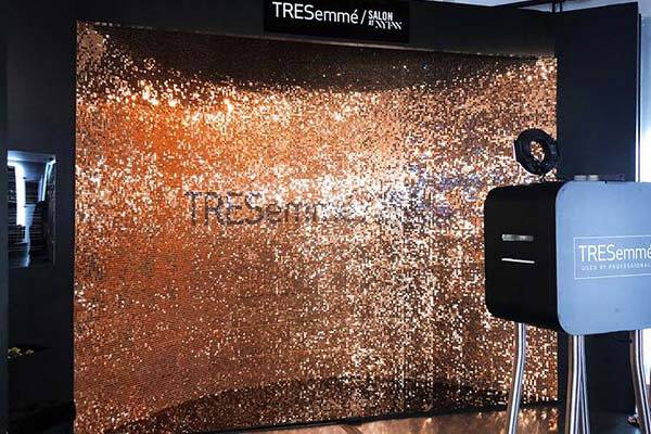 Tresemme sequin wall