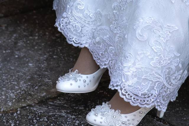 Shoes and dress details