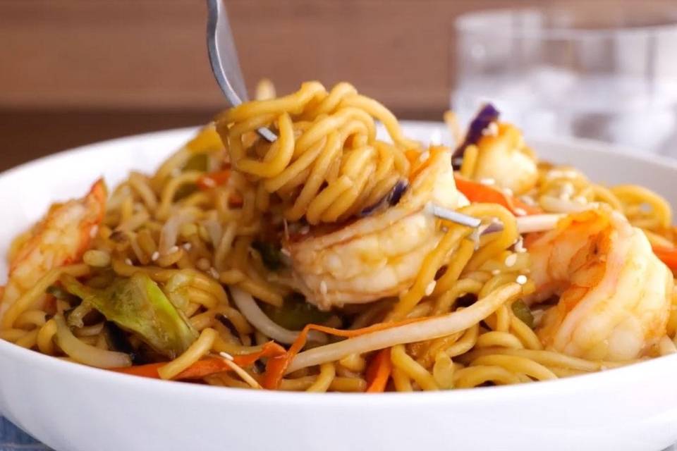 Seafood Chow mein