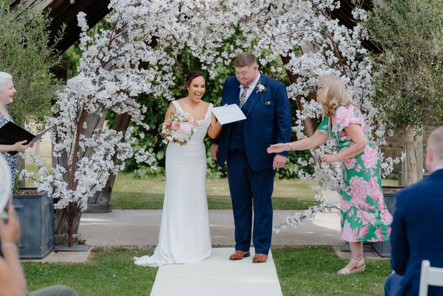 Ceremony at Tudor Barn