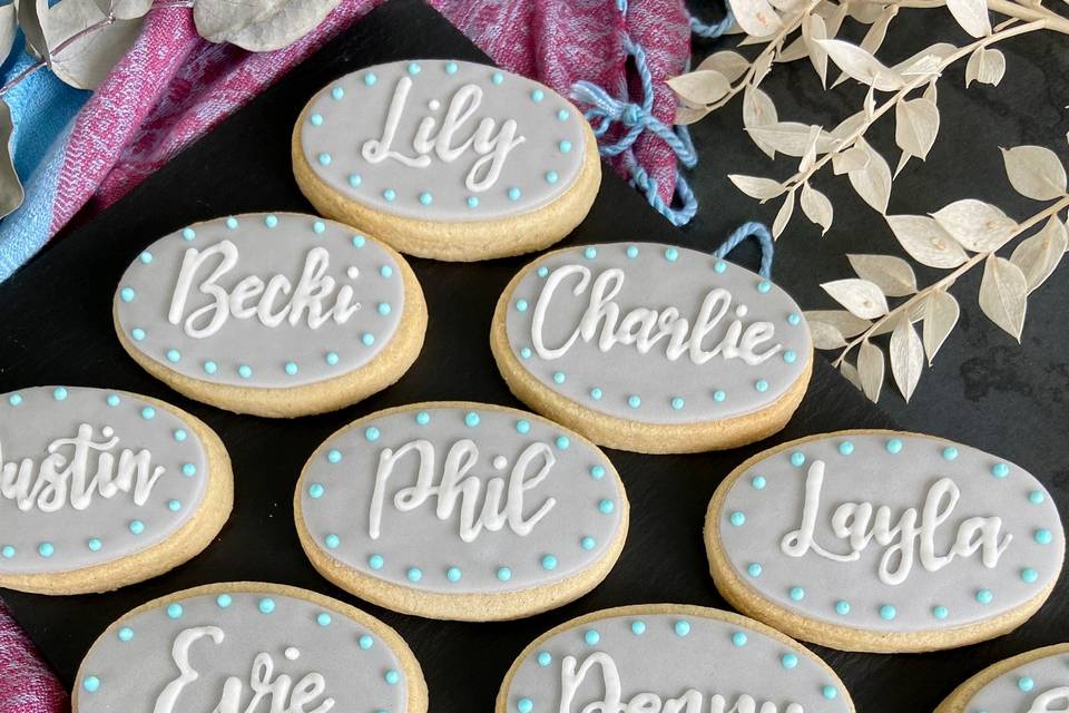 Place name biscuits