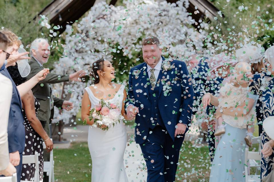Ceremony at Tudor Barn