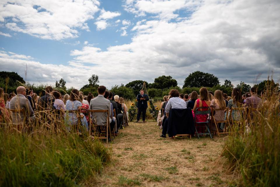 Ceremony in a Field