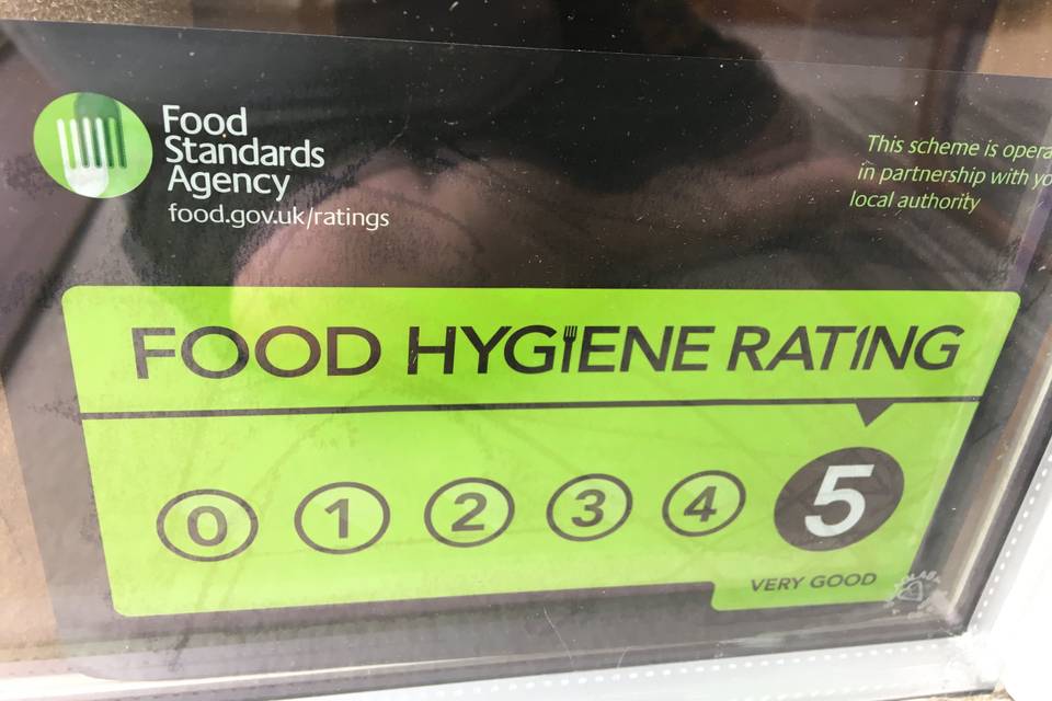 5 star food hygiene rating