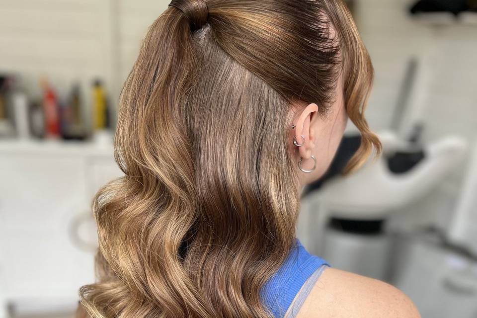 Half up half down