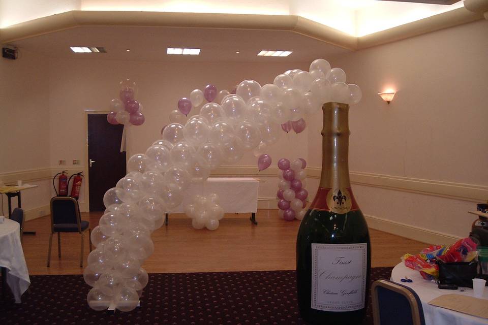 Bottle balloon