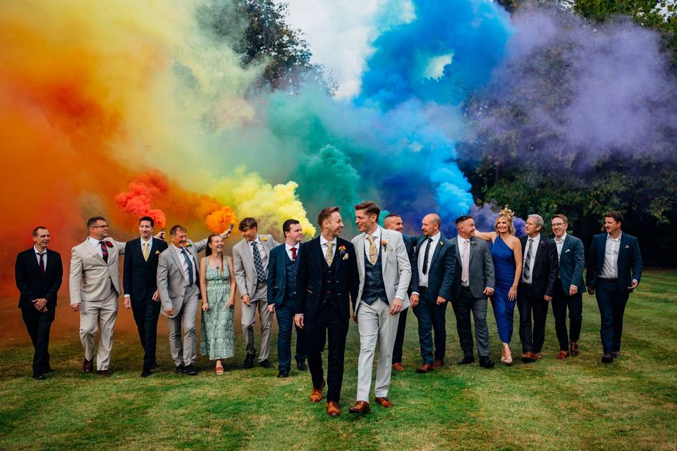 Smoke Shot - Malt House Garden