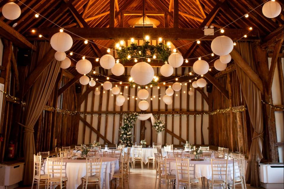 Tithe Barn Intimate Wedding
