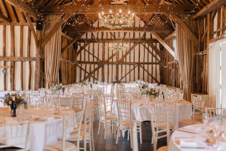 Tithe Barn - Wedding Breakfast