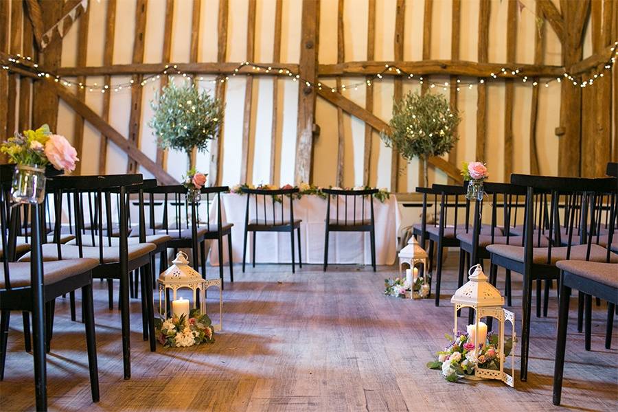 Indoor ceremony