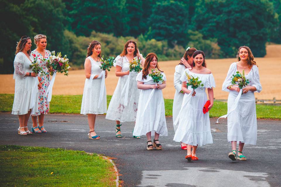 Bride procession