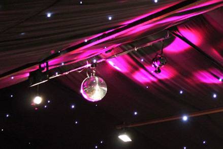 Marquee lighting hire