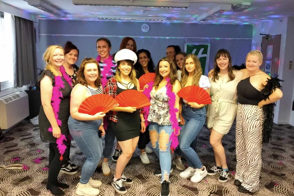 Lip sync hen party