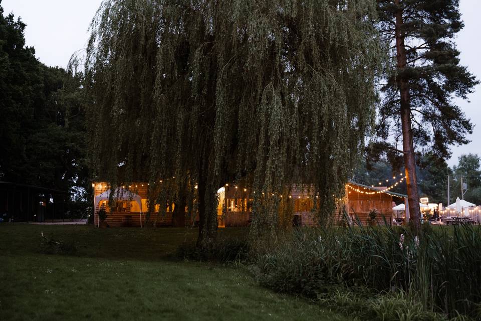 The Dutch Barn at night