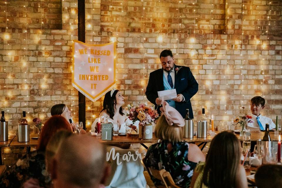 Speeches in The Dutch Barn