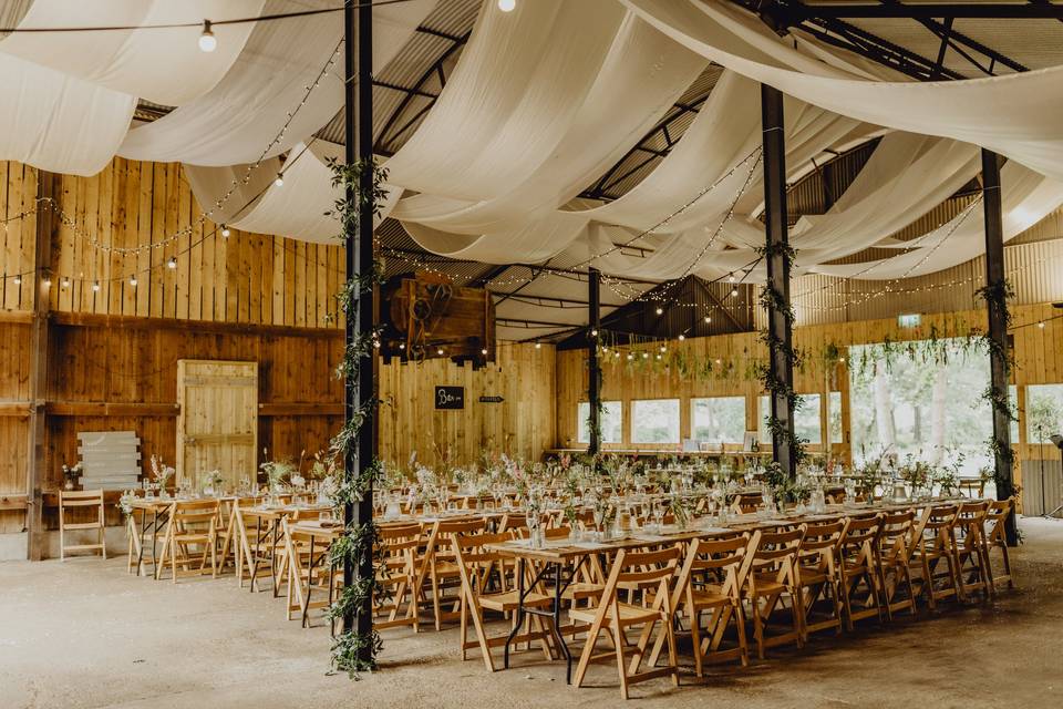 Dinner in The Dutch Barn