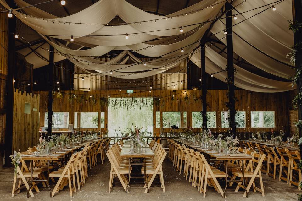 Dinner in The Dutch Barn