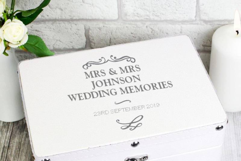 Personalised wedding box