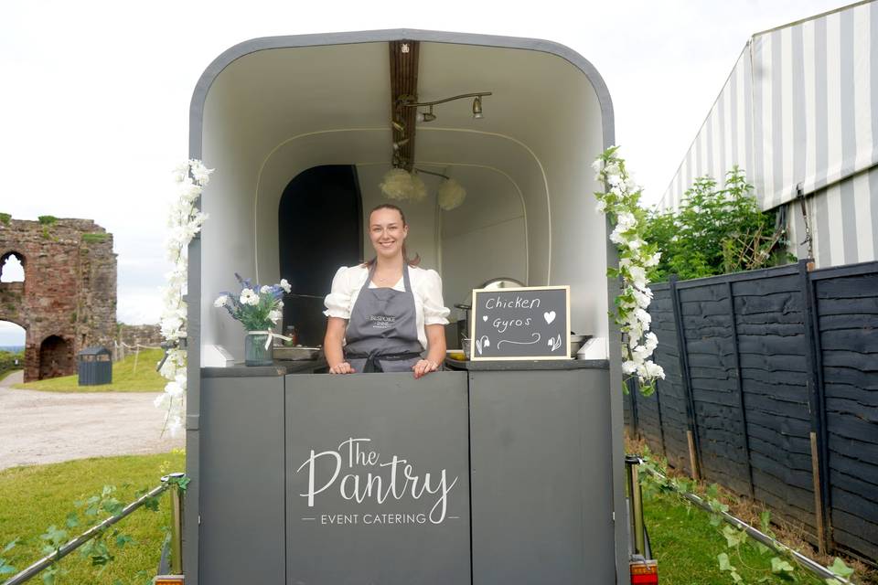 Vintage catering trailer