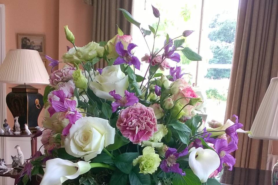 Venue Flowers at Boxted Hall