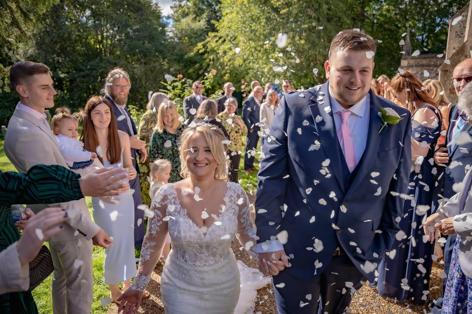 Reece and Alice confetti