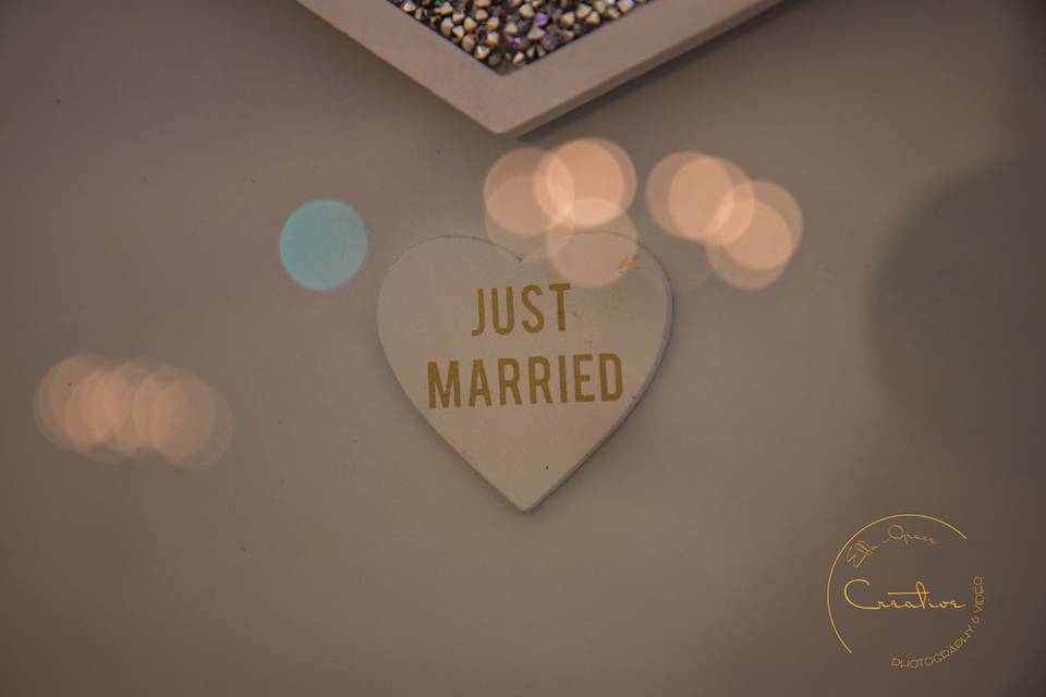 Just married detail