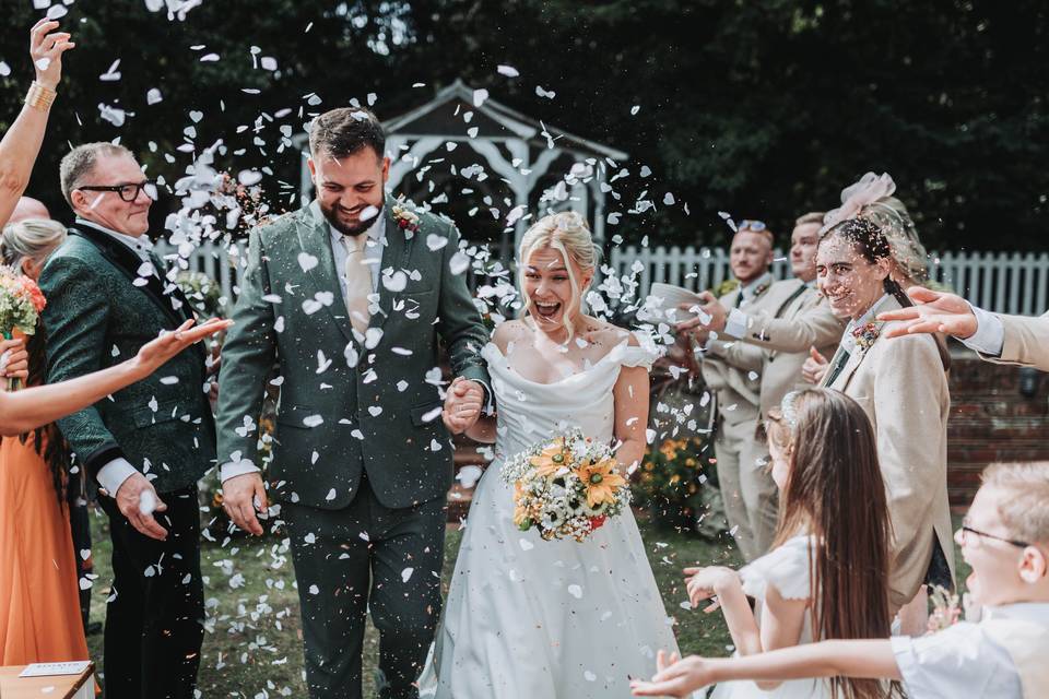 Confetti moments south west