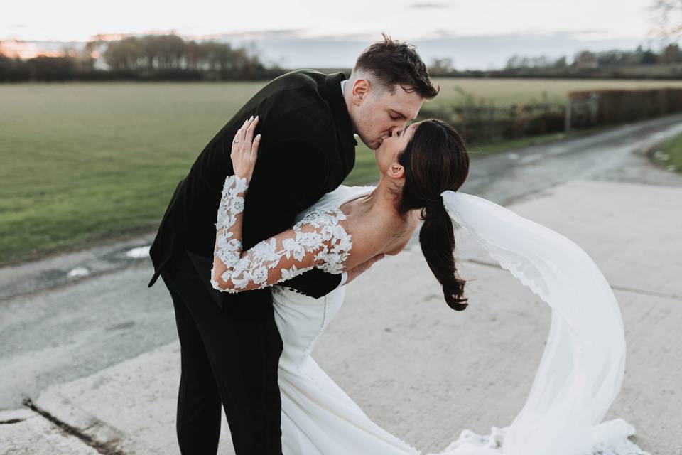 Sunset couple portraits