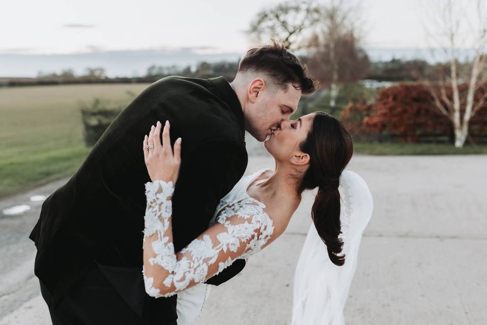 Sunset couple portraits