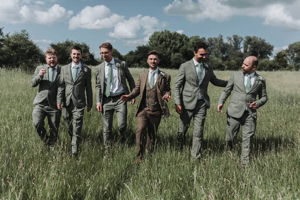 Groom preparations