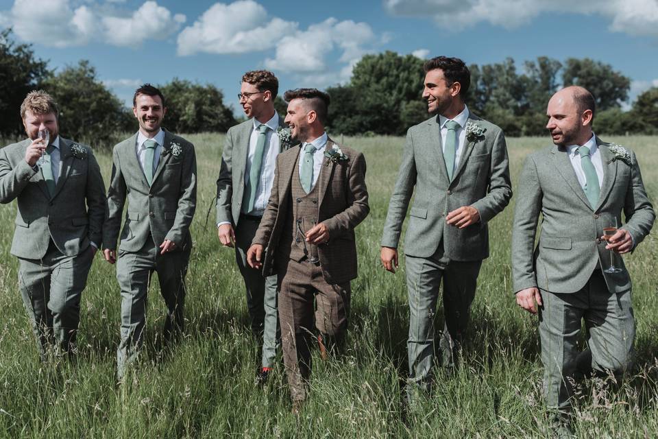 Groom preparations