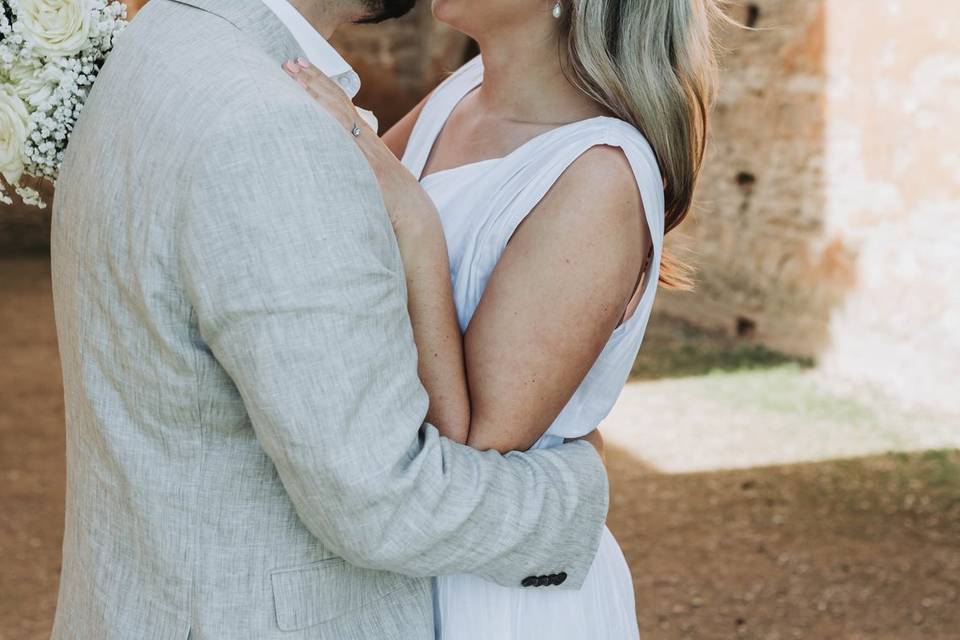 Cornwall wedding couple
