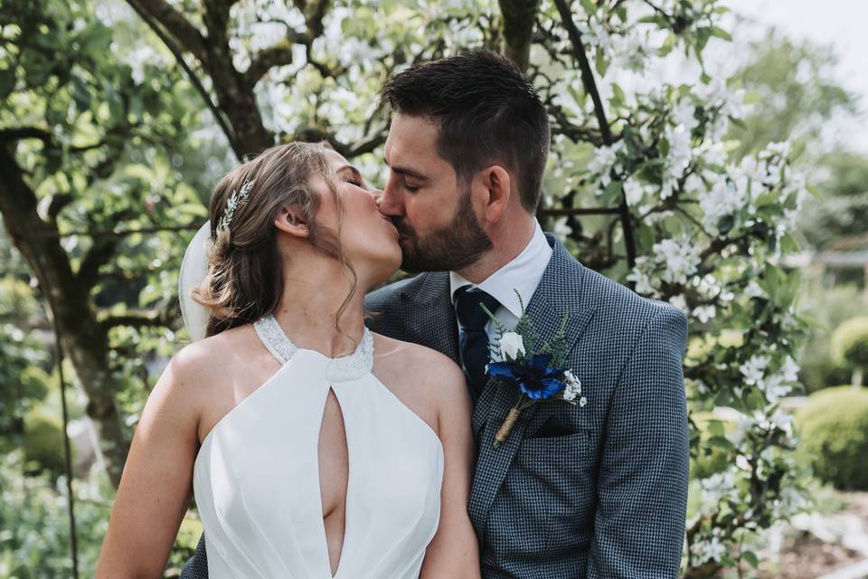 Relaxed couple portrait