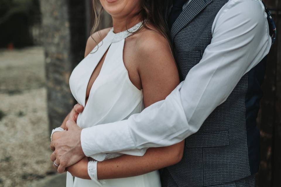Relaxed couple portrait