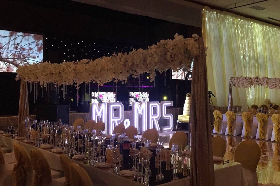 Decorative Hire Dazzling Events UK 52