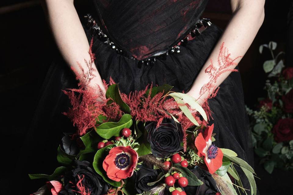 Black & Red bouquet