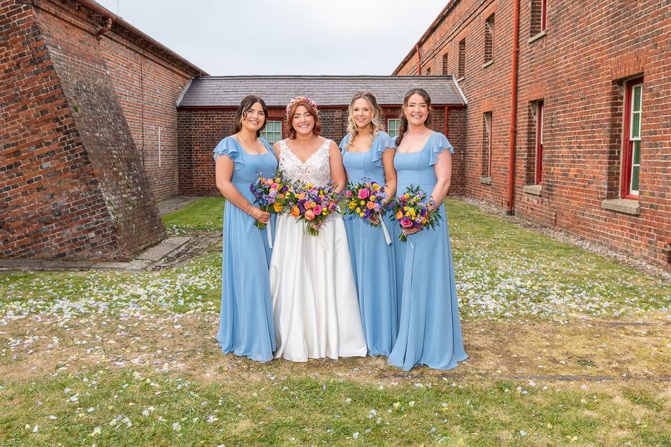 Bridal party flowers