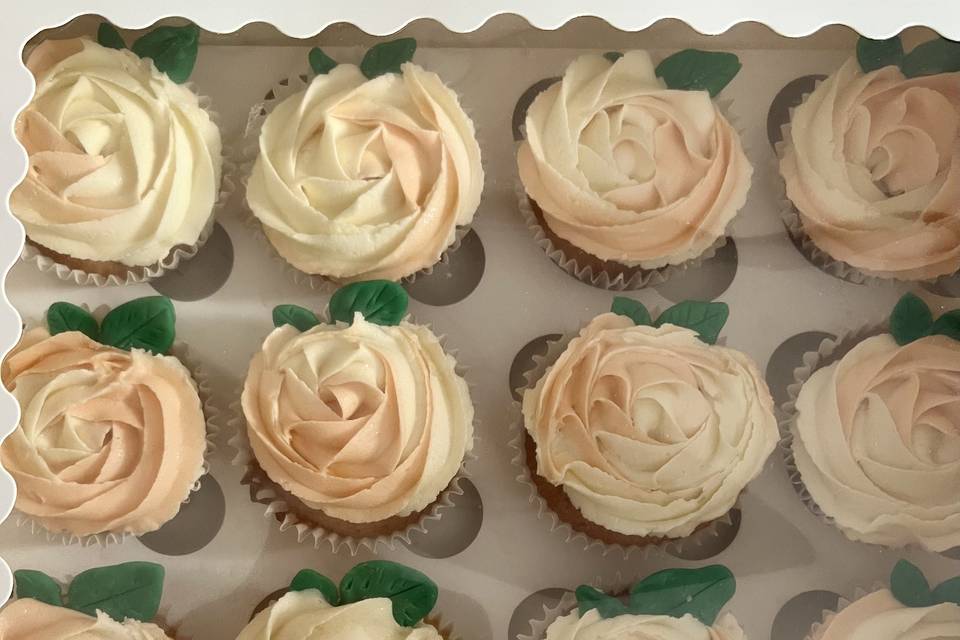 Romantic cupcakes