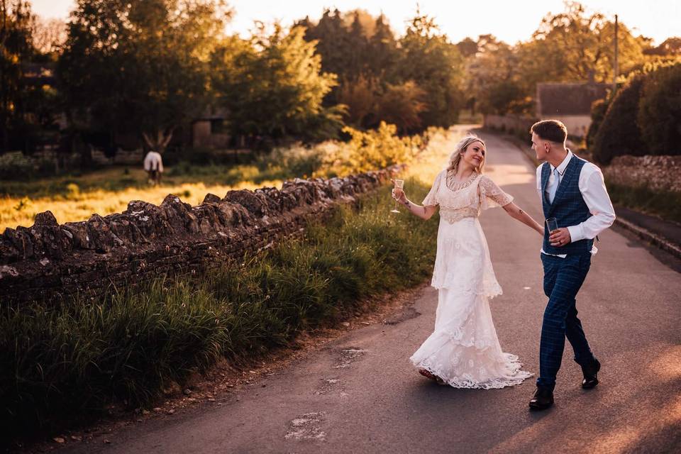 Bride and groom