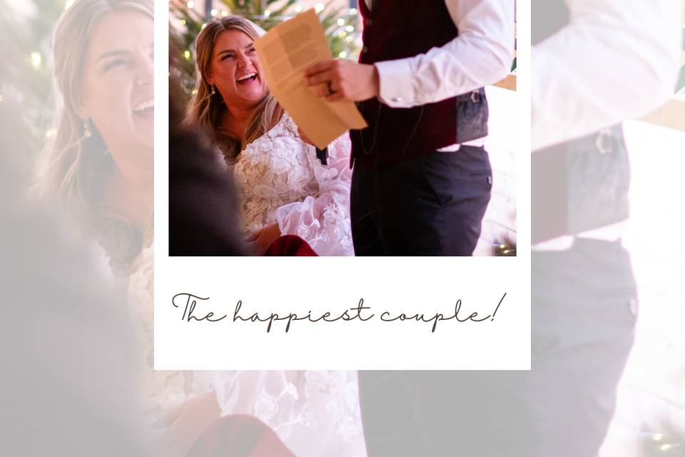 The happiest couple