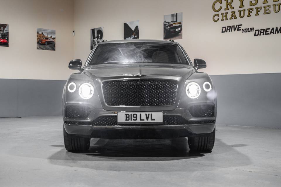 Grey Bentley Bentayga