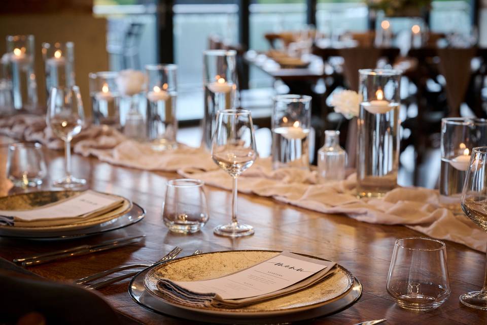 Top Table Close Up