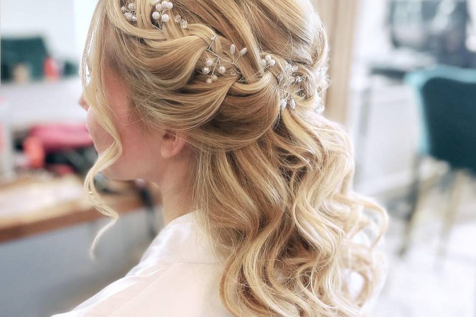 Wedding Hair Half Up