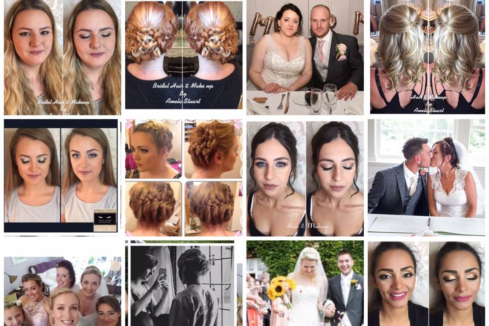 Bride & Bridesmaids Hair