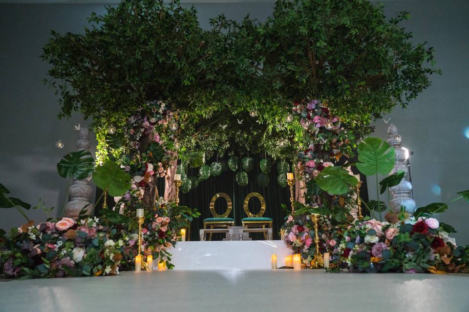 Mandap Set Up In The Main Room