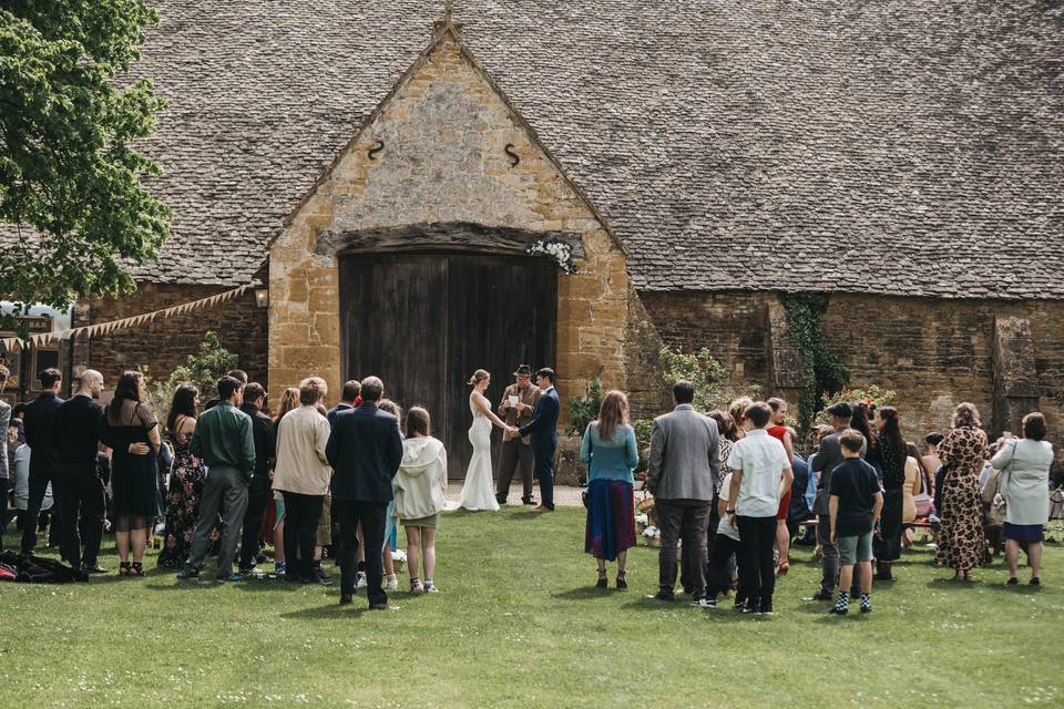 Outdoor ceremony