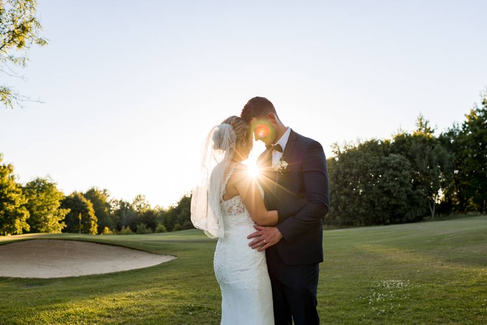 Couple on the golf course