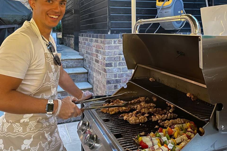 BBQing
