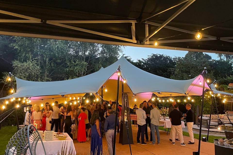 Stretch Tent set up